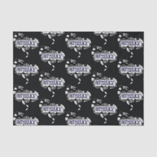 Beetlejuice   Sandworm Coiled on Beetlejuice Logo Tissue Paper