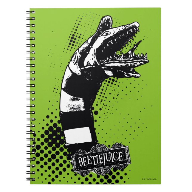 Beetlejuice | Sandworm Illustration Notebook (Front)