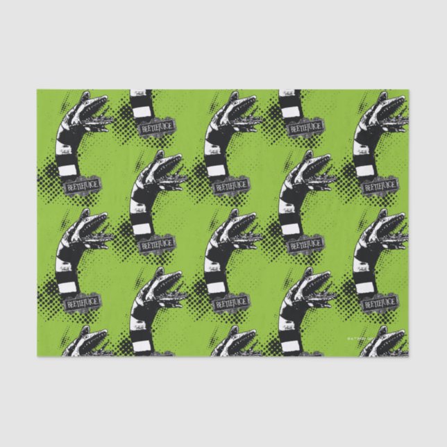 Beetlejuice | Sandworm Illustration Tissue Paper (Front)