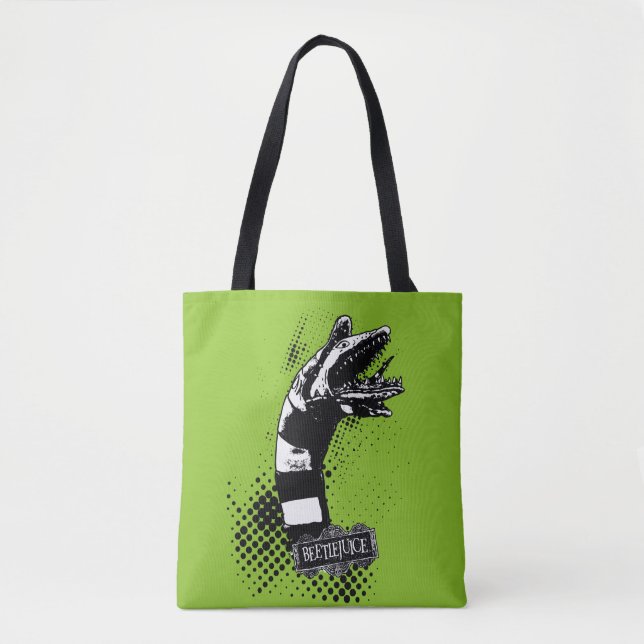 Beetlejuice | Sandworm Illustration Tote Bag (Front)