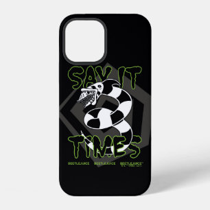Beetlejuice Say It 3 Times iPhone 12 Case