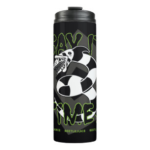 Beetlejuice   Say It 3 Times Thermal Tumbler