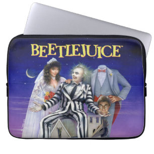 Beetlejuice Theatrical Poster Laptop Sleeve