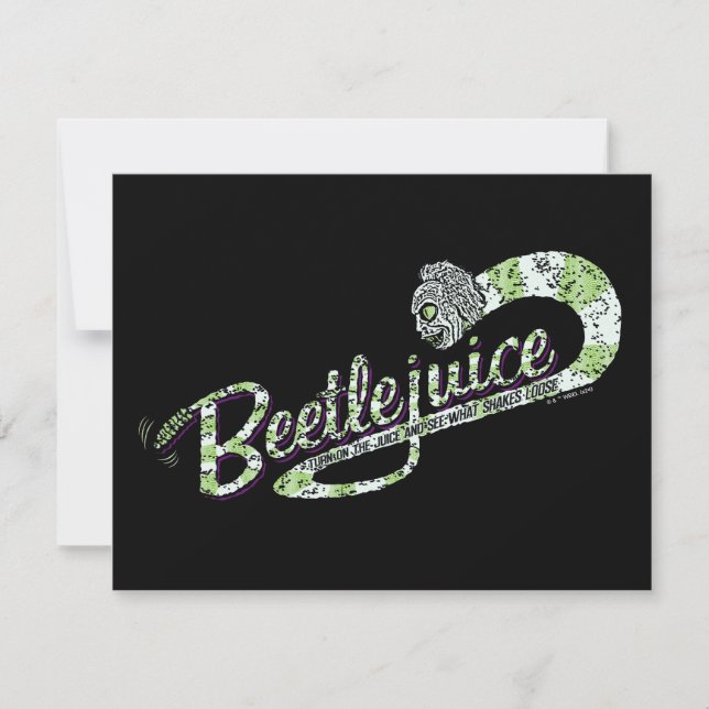 Beetlejuice | Turn on the Juice Card (Front)