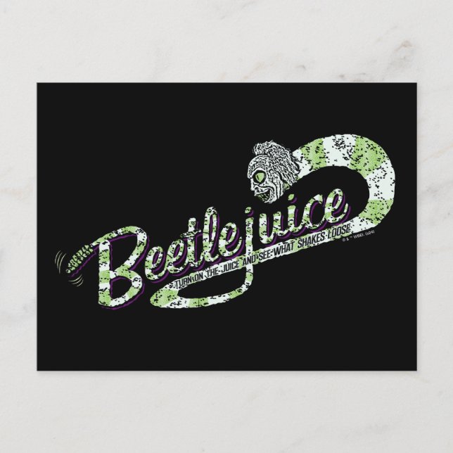 Beetlejuice | Turn on the Juice Postcard (Front)
