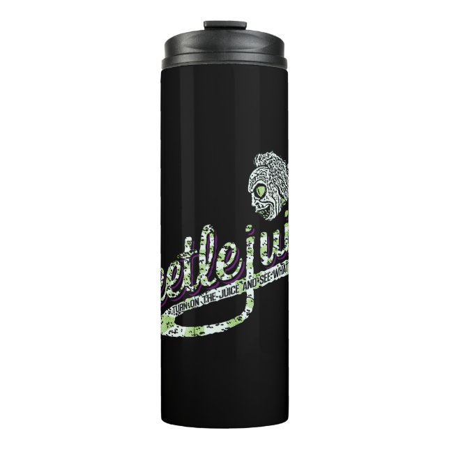 Beetlejuice | Turn on the Juice Thermal Tumbler (Front)