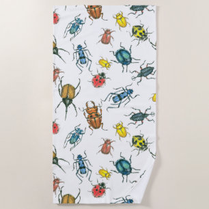 Beetles Beach Towel