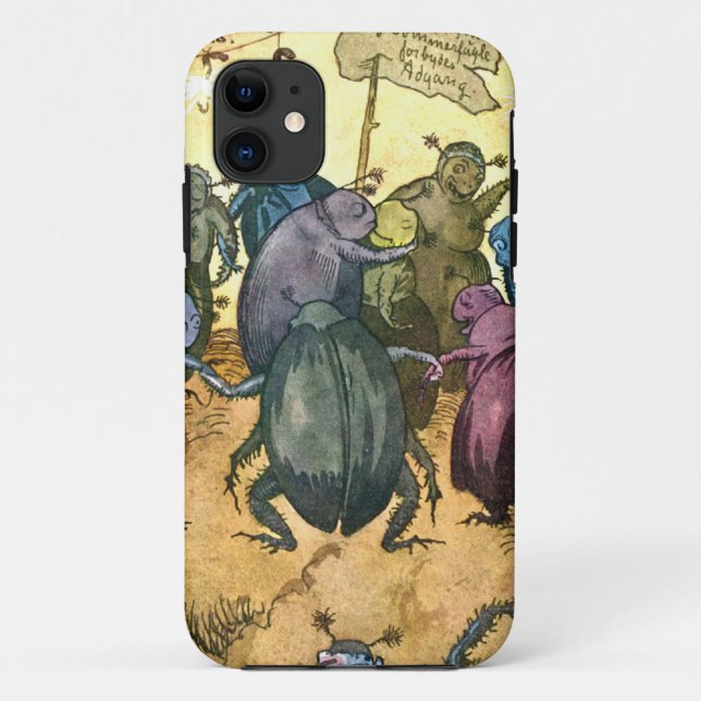 Beetles Celebrating Midsummer Case-Mate iPhone Case (Back)