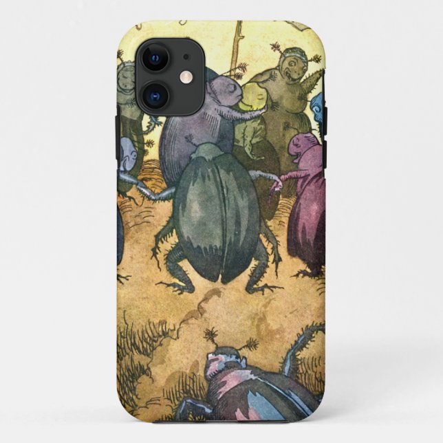 Beetles Celebrating Midsummer Case-Mate iPhone Case (Back)