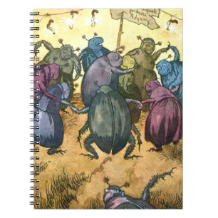 Beetles Celebrating Midsummer Notebook