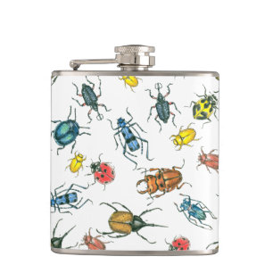 Beetles Hip Flask