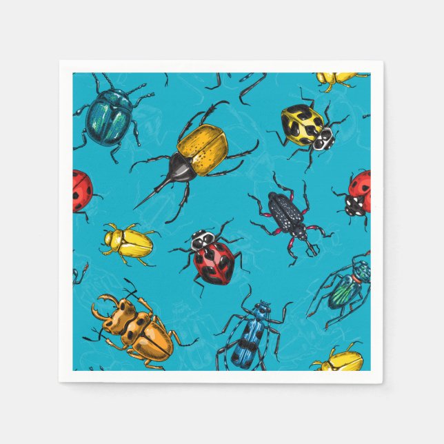 Beetles Napkin (Front)