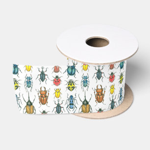 Beetles Satin Ribbon