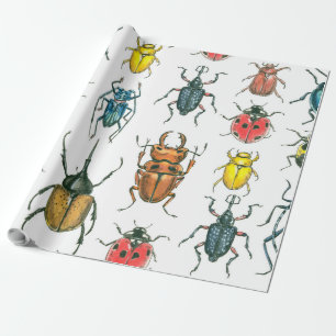 Beetles Wrapping Paper