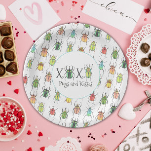 Beetles XOXO Lovebugs Paper Plate
