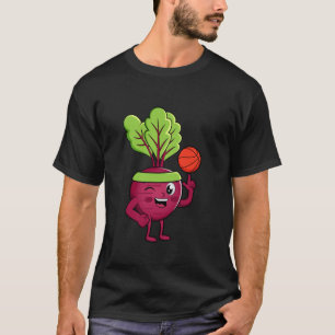 Beetroot Basketball Player Hobby Red Beet T-Shirt