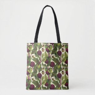 Beetroot Buzz Tote Bag