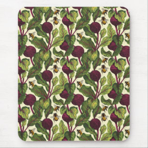 Beetroot Buzz Tote Mouse Pad