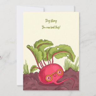 Beetroot Get Well Card