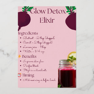 Beetroot Ginger Lemon Shot