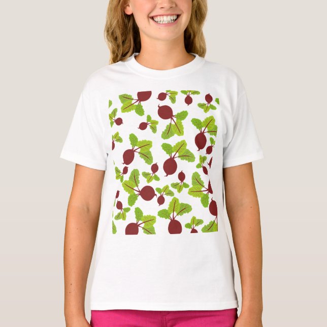 Beetroot Pattern T-Shirt (Front)