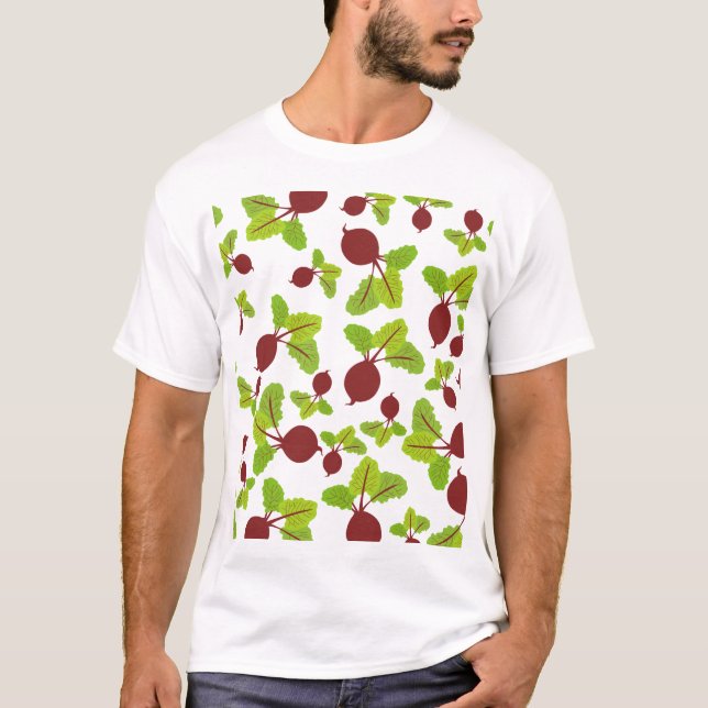 Beetroot Pattern T-Shirt (Front)