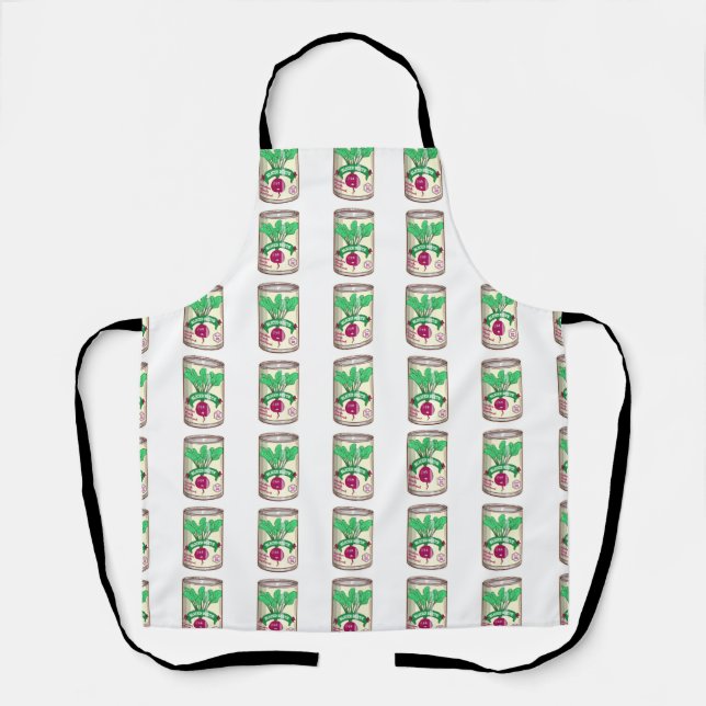 Beetroot Tin Can of Beets Apron (Front)