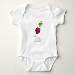 beetroot, tony fernandes baby bodysuit