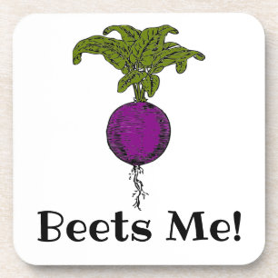 Beets Me! Beverage Coaster