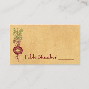 Beets Place Cards