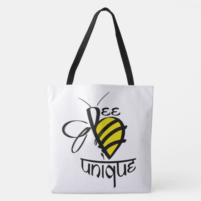 BeeUnique Large Shoulder Tote (Front)