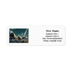 BEF Bald Eagle Family Return Address Label