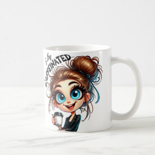 Before & After Caffeine – Sarcastic Grumpy Coffee Mug