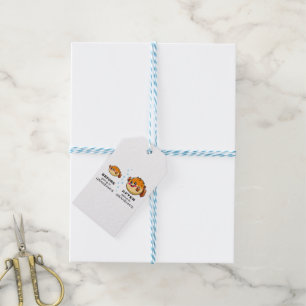 Before and After Going To Grandma Funny Nana Gift Tags