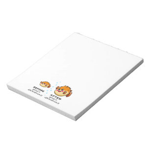 Before and After Going To Grandma Funny Nana Notepad