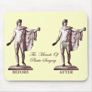 Before and After Mouse Pad