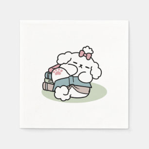 Before Bedtime with My Pup – Book and Dog Lover Napkin