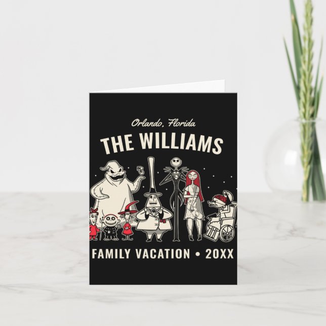 Before Christmas Family Vacation  Card (Front)