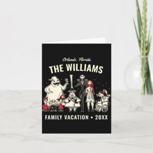 Before Christmas Family Vacation  Card