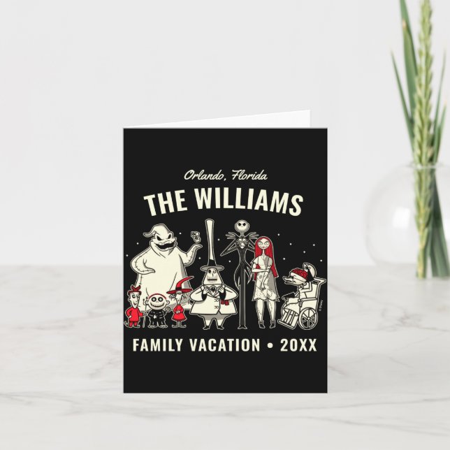 Before Christmas Family Vacation  Card (Front)