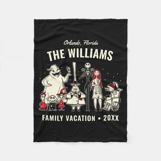 Before Christmas Family Vacation  Fleece Blanket (Front)