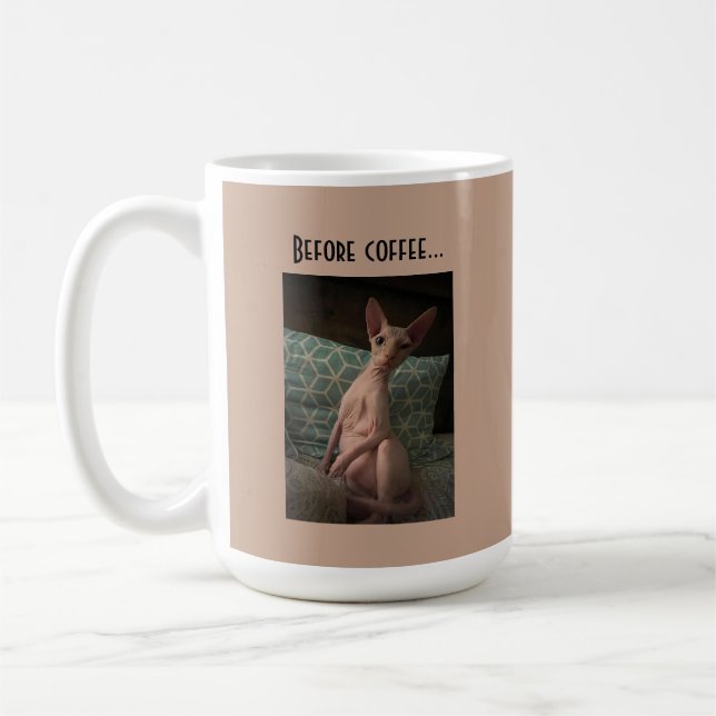 Before Coffee....After Coffee Coffee Mug (Left)