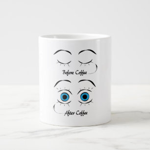 Before Coffee/After Coffee Large Coffee Mug