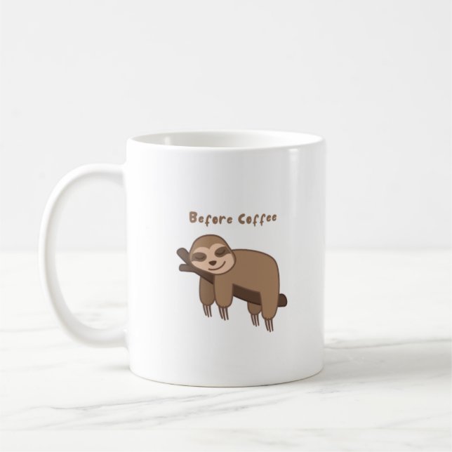 Before Coffee | After Coffee Mug (Left)