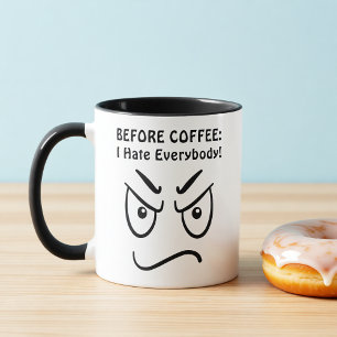 Before Coffee vs. After Coffee Introvert Fuel Mug