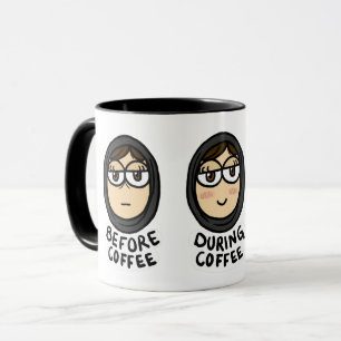Before/During/After Coffee Mug