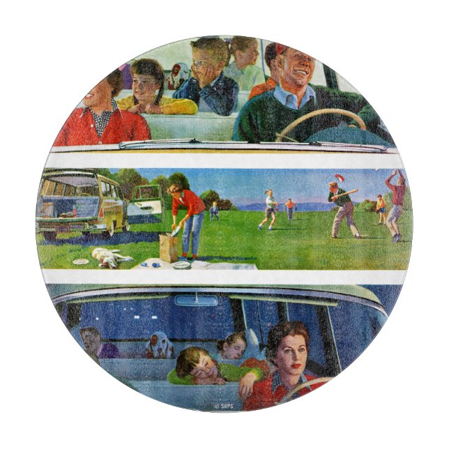 Before, During & After Picnic Cutting Board (Front)