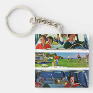 Before, During & After Picnic Key Ring
