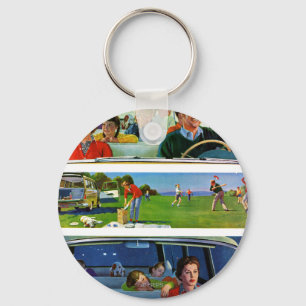 Before, During & After Picnic Key Ring