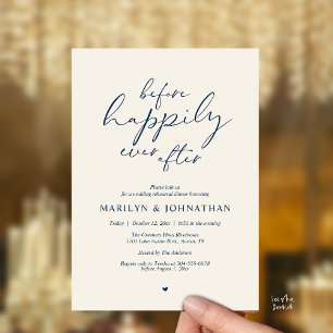 Before Happily Ever After, Romantic Rehearsal Invitation